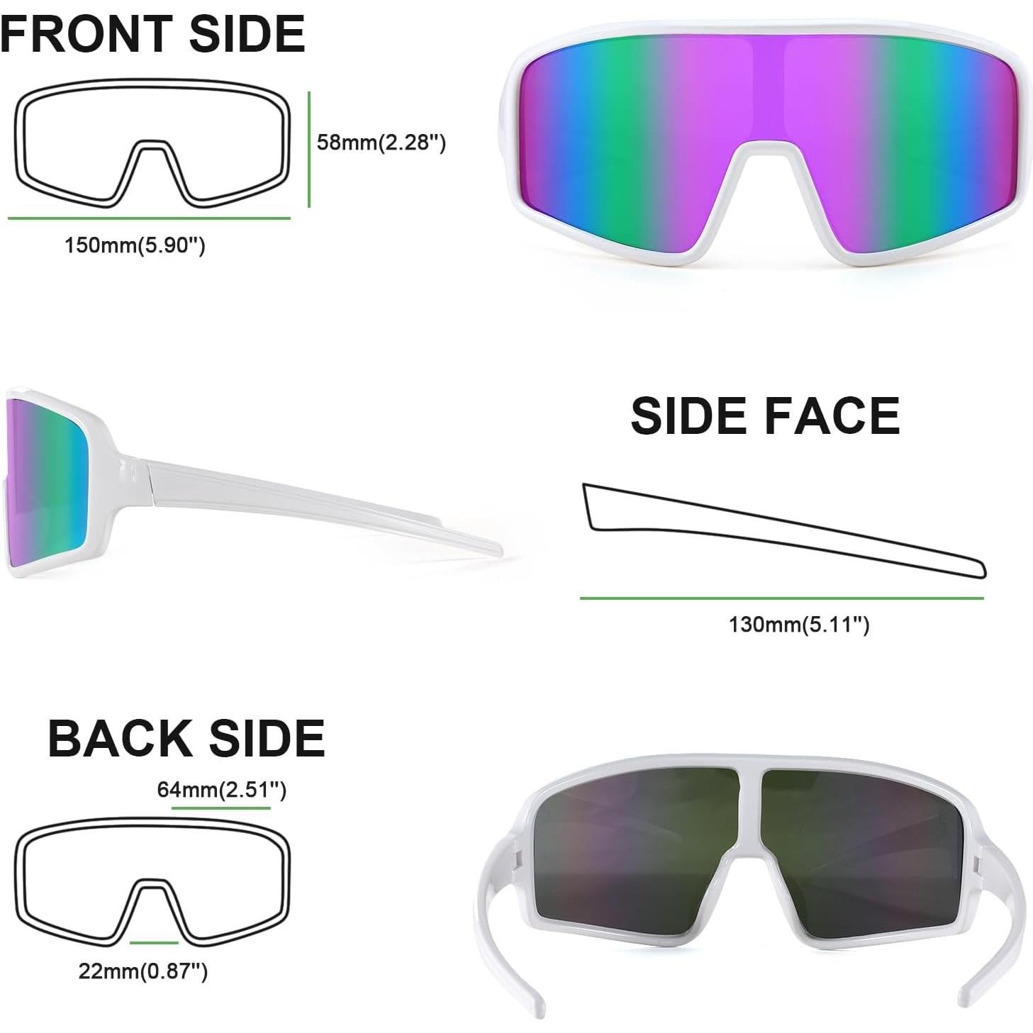 Gafas de sol deportivas Karsaer para ciclismo y béisbol