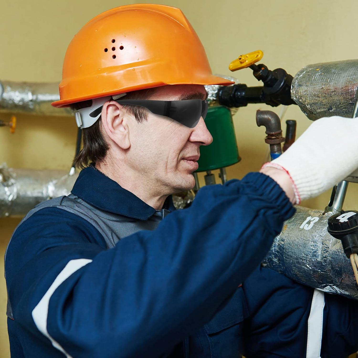 Paquete de 100 Gafas de Seguridad Unisex Protección Ocular