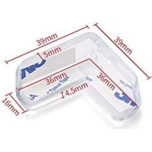 Protectores de Esquinas Transparentes Shuiniba - Paquete de 10