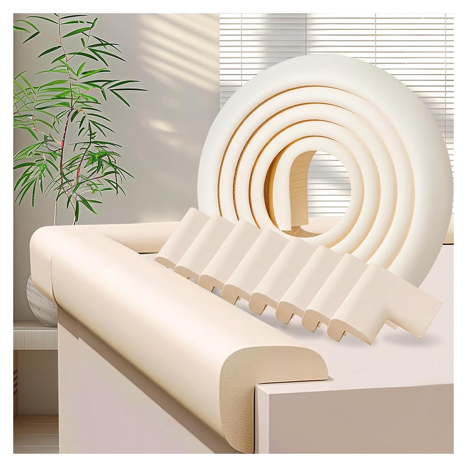 Protector de Esquinas y Bordes ZOMPAGO - 1 Rollo + 8 Piezas