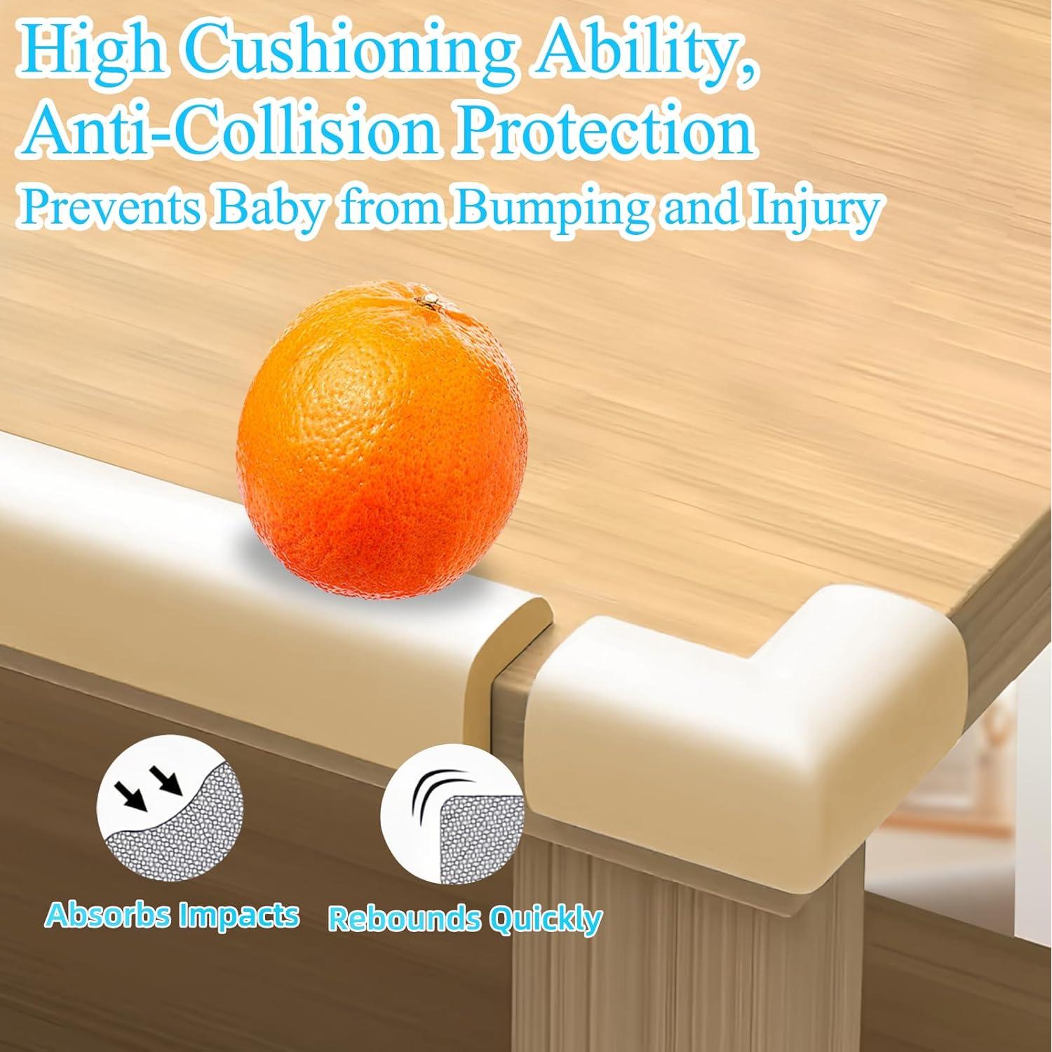 Protector de Esquinas y Bordes ZOMPAGO - 1 Rollo + 8 Piezas