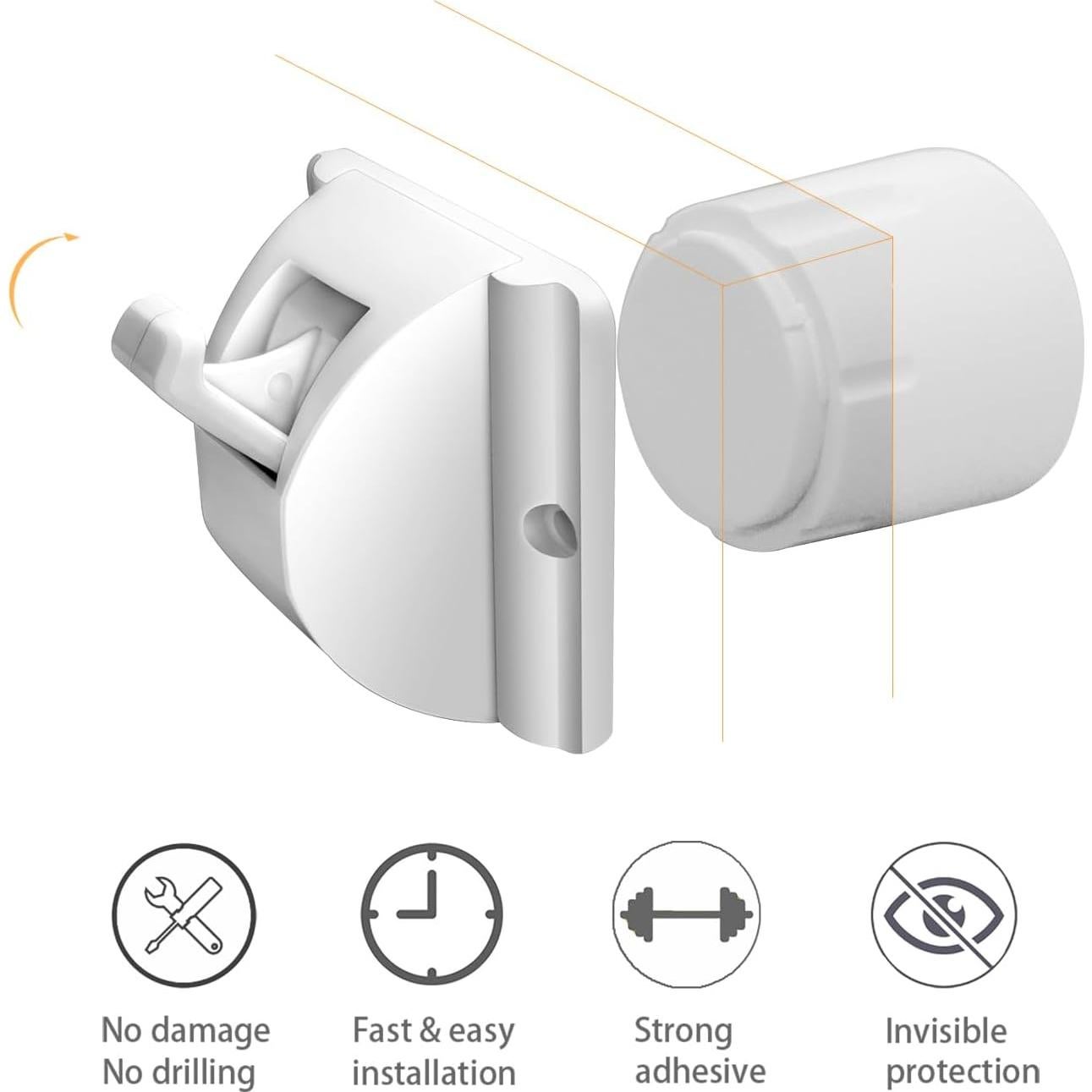 Candados Magnéticos de Seguridad Infantil DOMILE - 16 Unidades