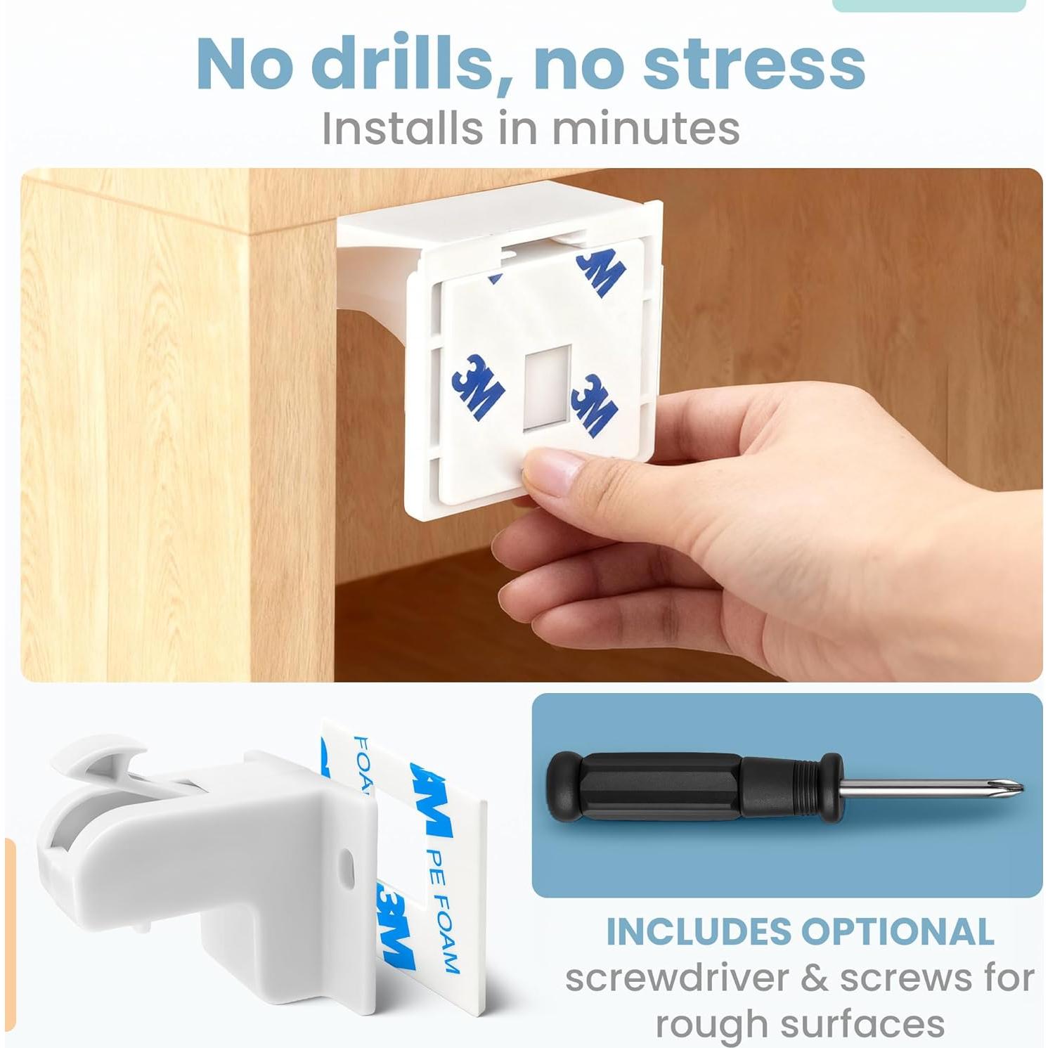 Kit de Seguridad para Bebés SafeBorn - Cerraduras y Protectores