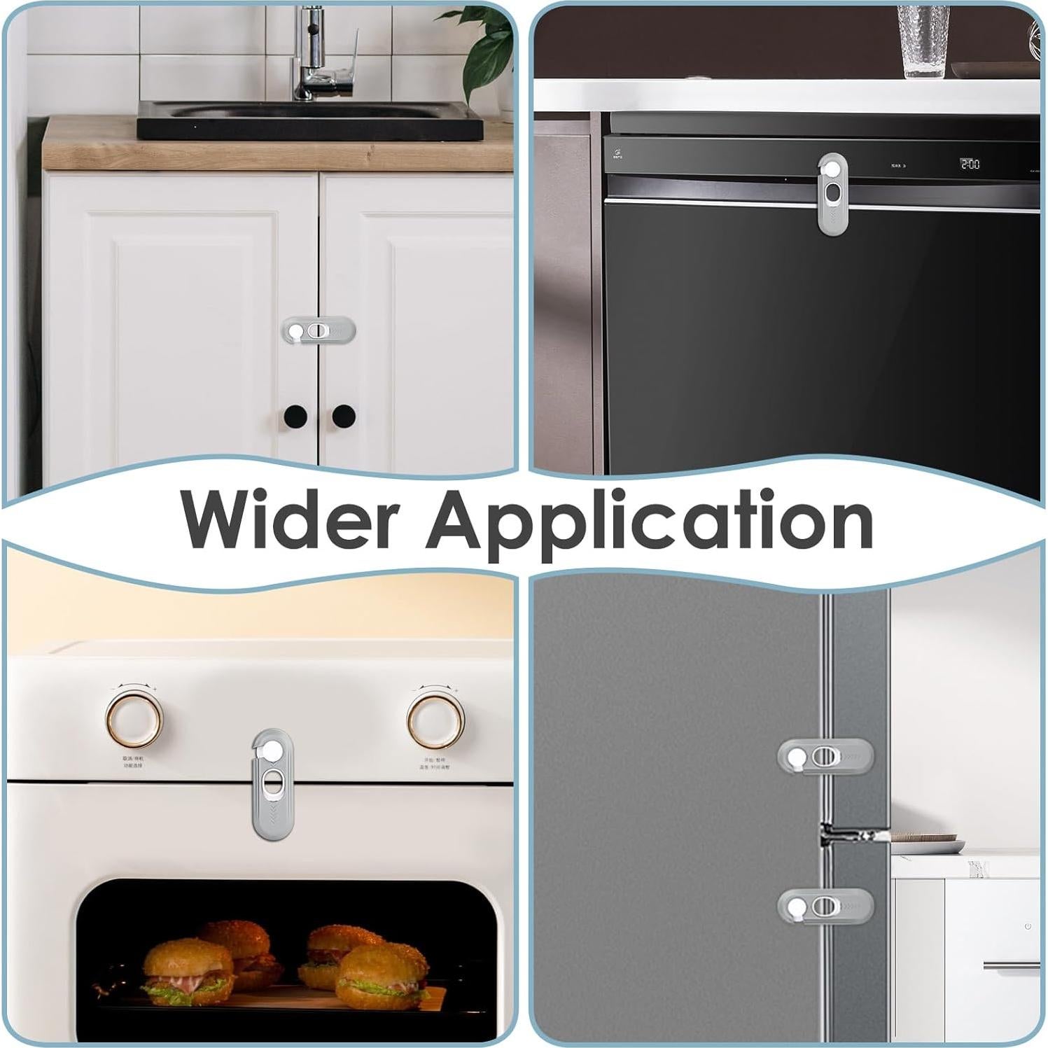 5 Cerraduras de Seguridad para Niños AJOSY - Multiusos