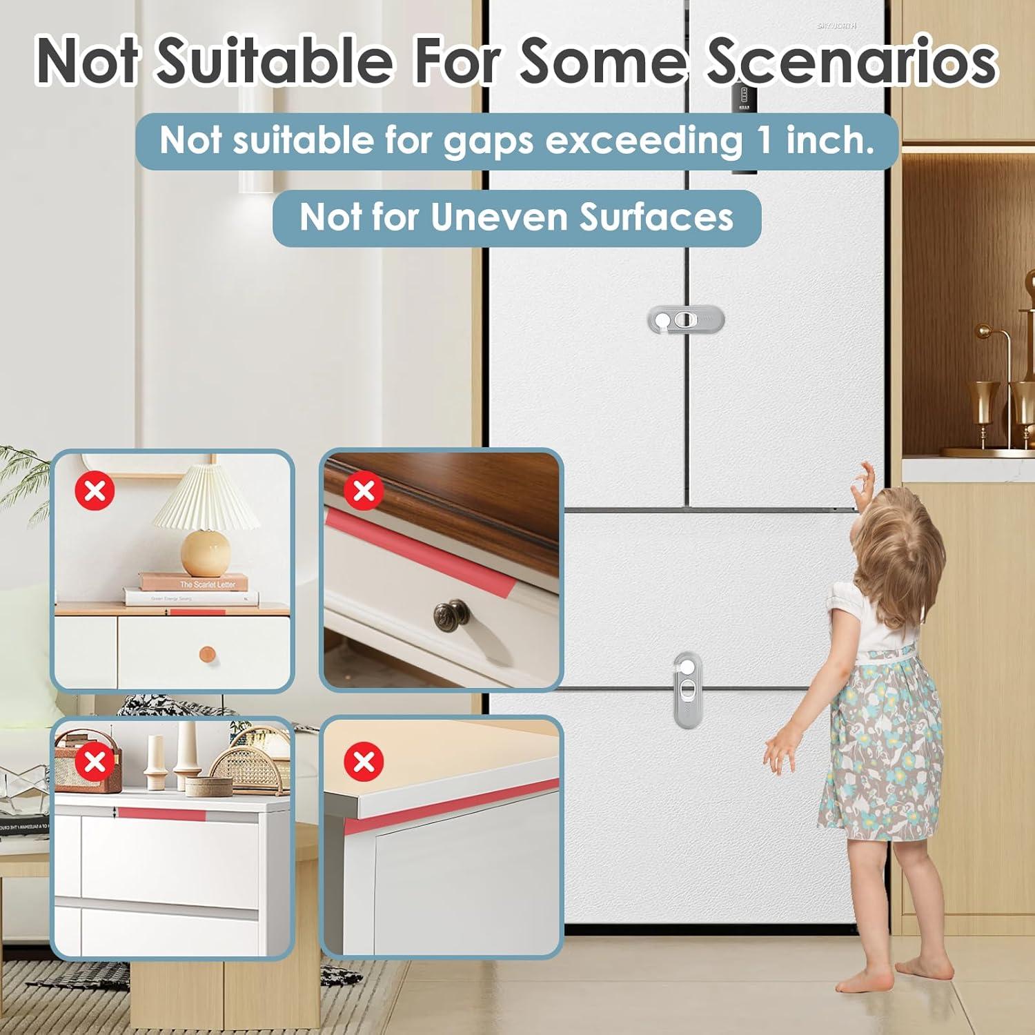 5 Cerraduras de Seguridad para Niños AJOSY - Multiusos