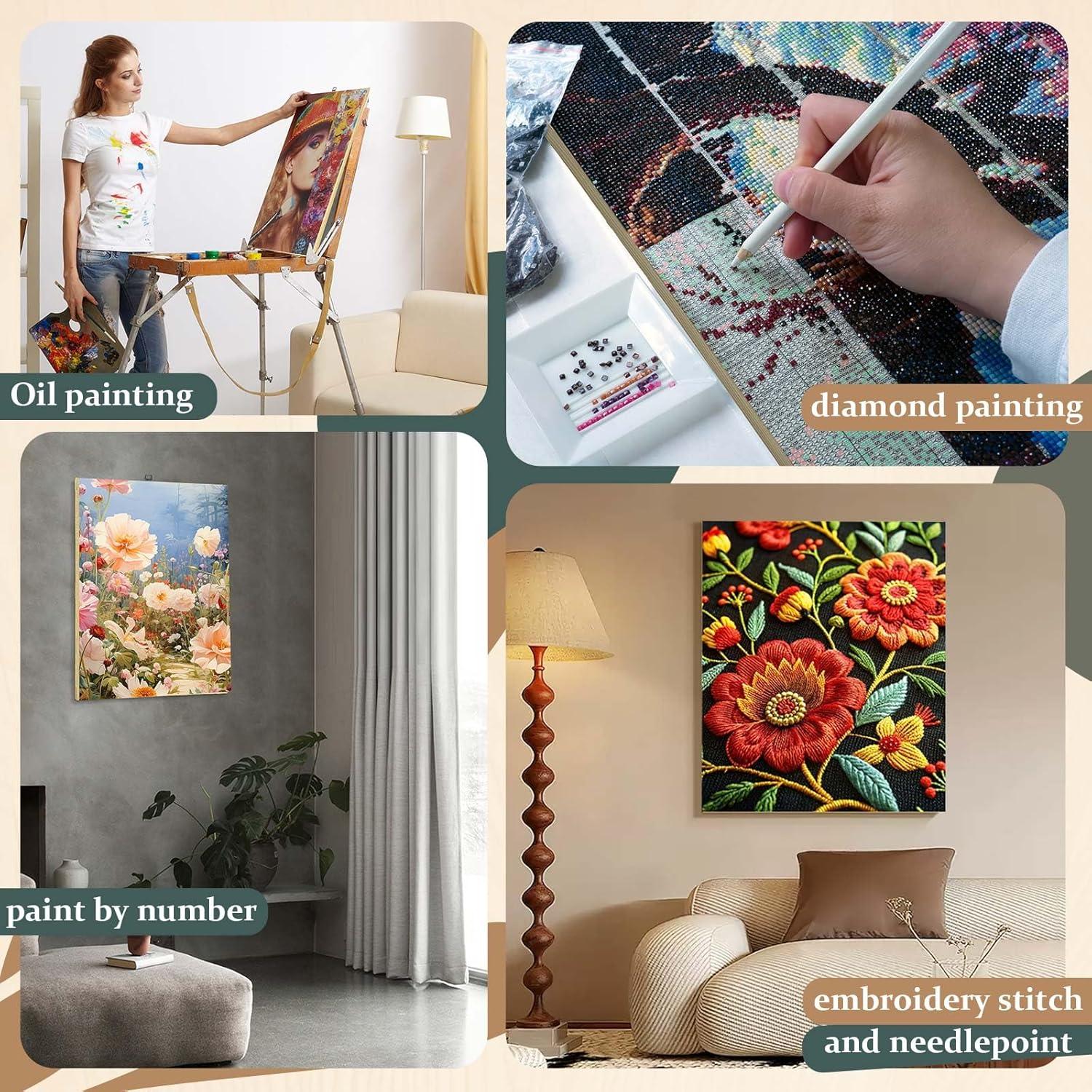 Kit de Marcos de Lienzo de Madera DoubleFill 40x50 cm - 3 Piezas