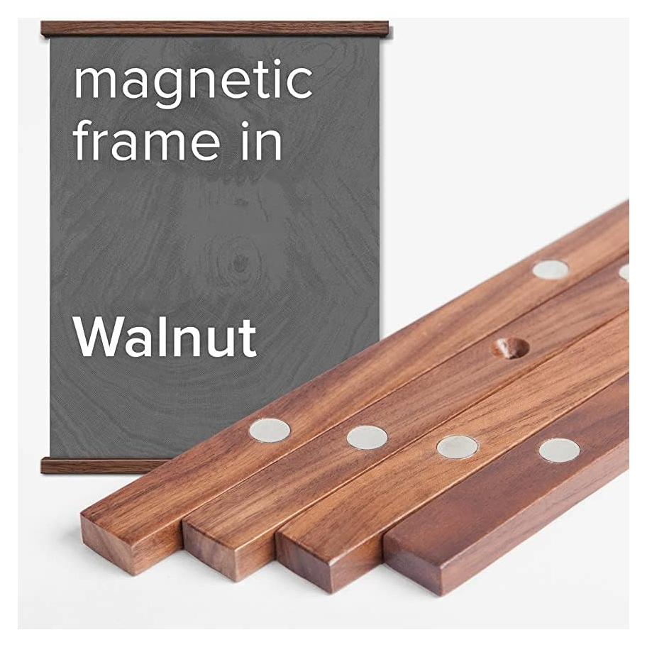 Marco Magnético para Póster Niwo ART 12" Nogal 30.48 cm