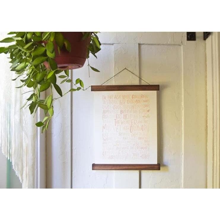 Marco Magnético para Póster Niwo ART 12" Nogal 30.48 cm