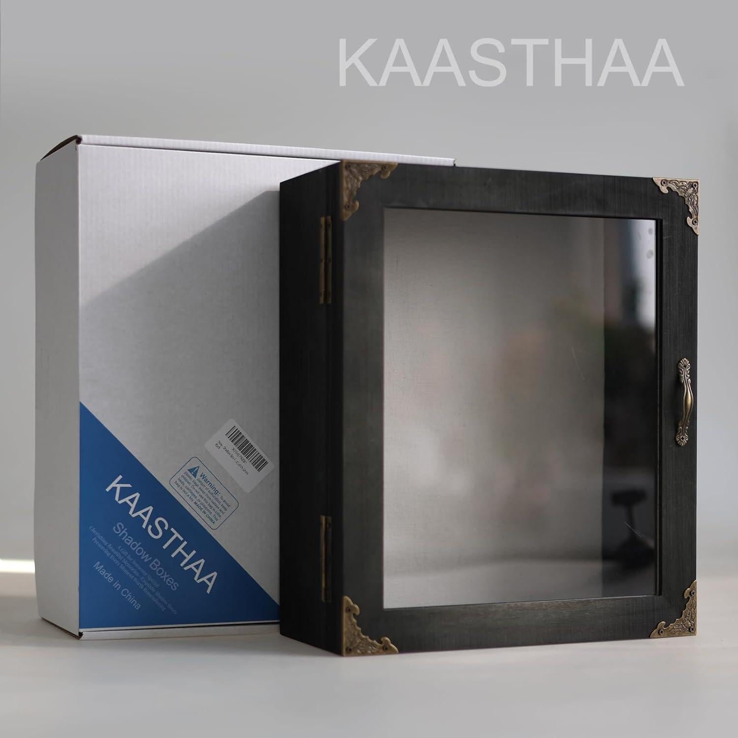 Marco de Sombra Profundo KAASTHAA 11x13cm Madera Negra