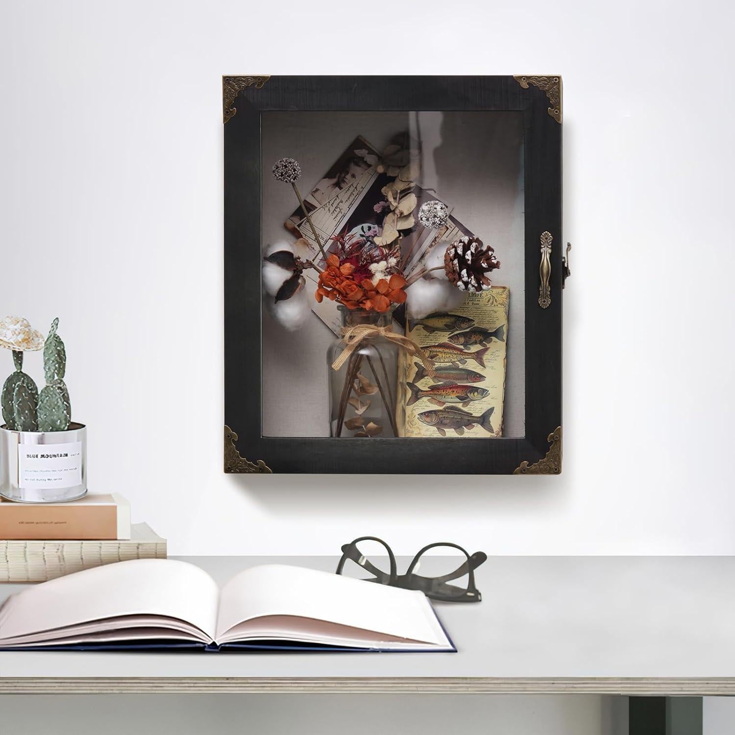 Marco de Sombra Profundo KAASTHAA 11x13cm Madera Negra