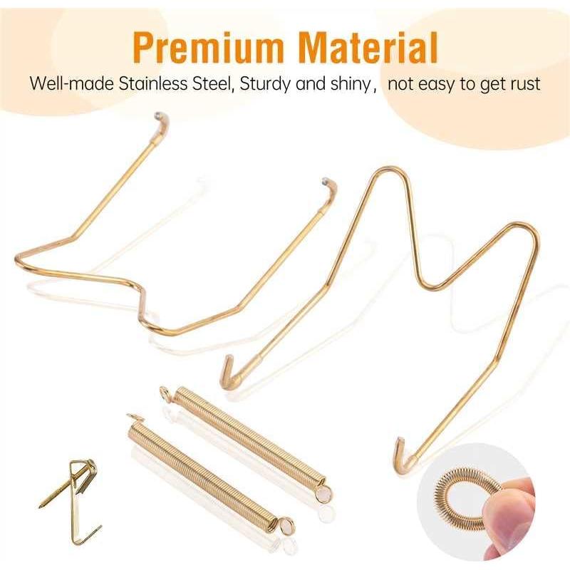 Soportes para Placas de Pared Bilillo 4 Pack Acero Inoxidable 15-20 cm