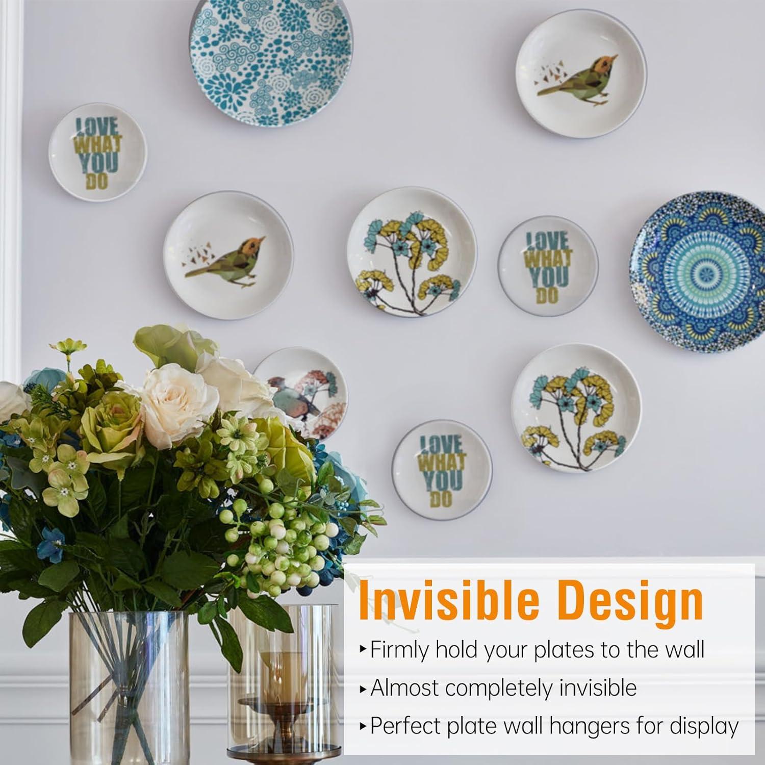 Soportes para Placas de Pared Bilillo 4 Pack Acero Inoxidable 15-20 cm