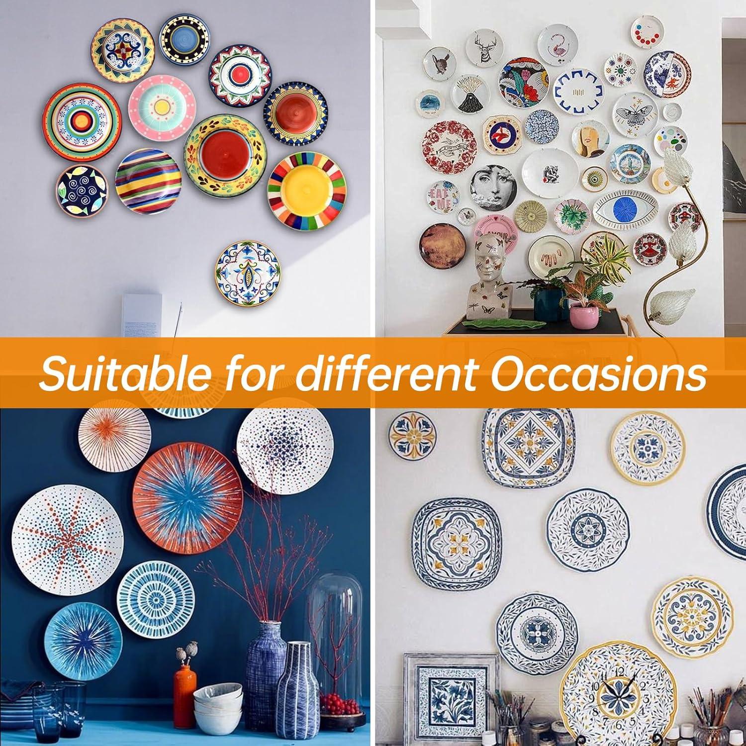 Soportes para Placas de Pared Bilillo 4 Pack Acero Inoxidable 15-20 cm