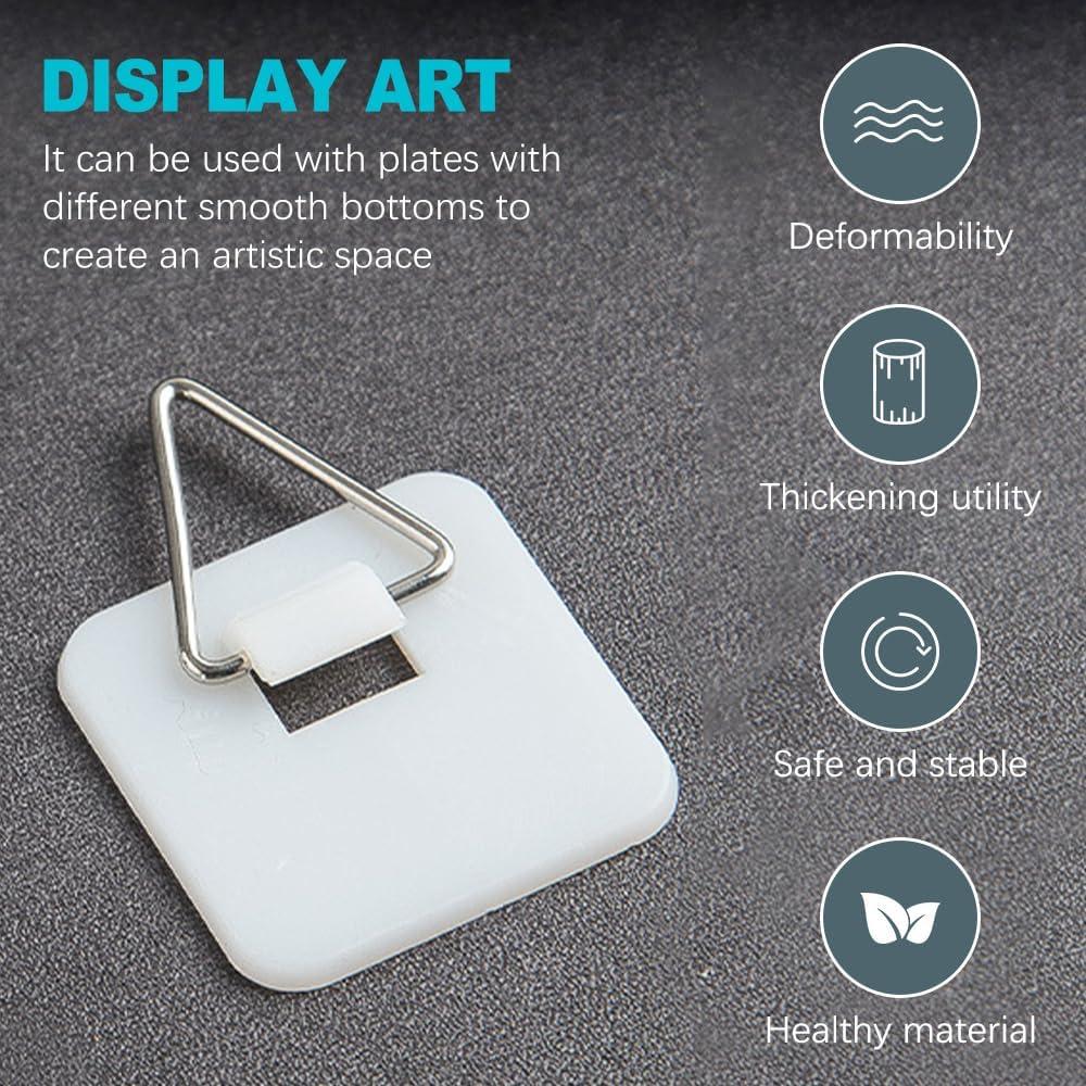 Colgadores Adhesivos Invisibles ZukoCert 20 Pcs 3.2 cm