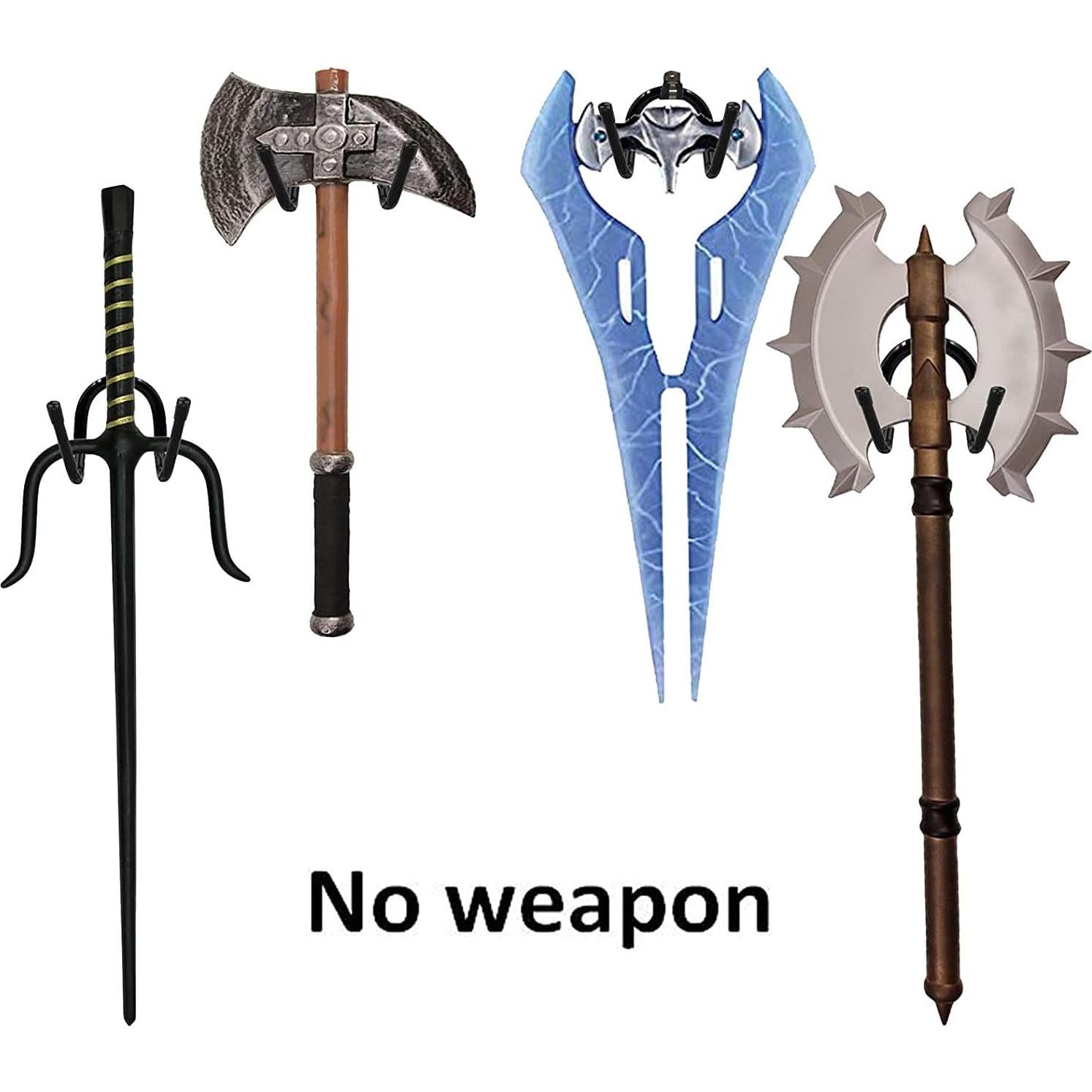 Soporte de Pared Ajustable Pmsanzay para Espadas y Armas - Paquete de 2