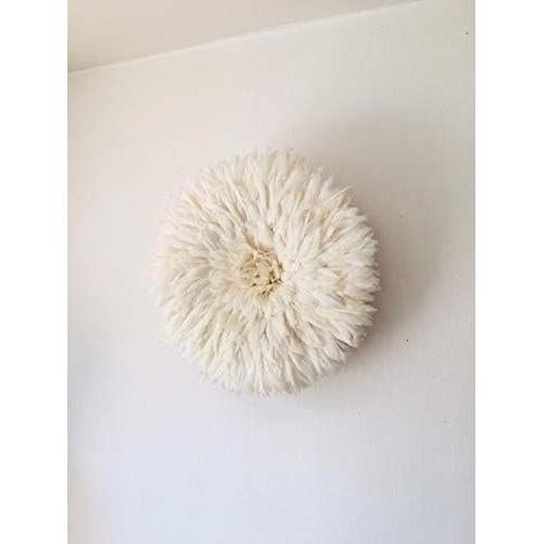 Sombrero Juju Blanco Grande 65cm - Decoración Boho Africana