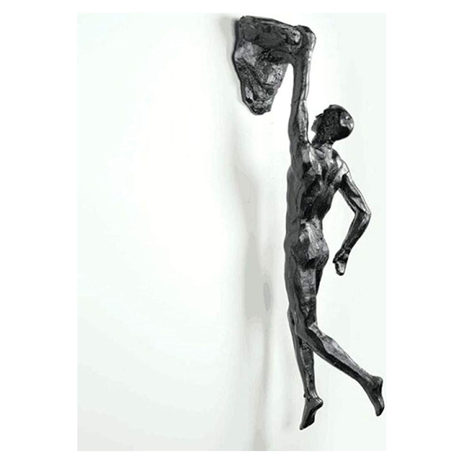 Escultura de Hombre Escalador de Resina Sin Límites 32x10x10 cm