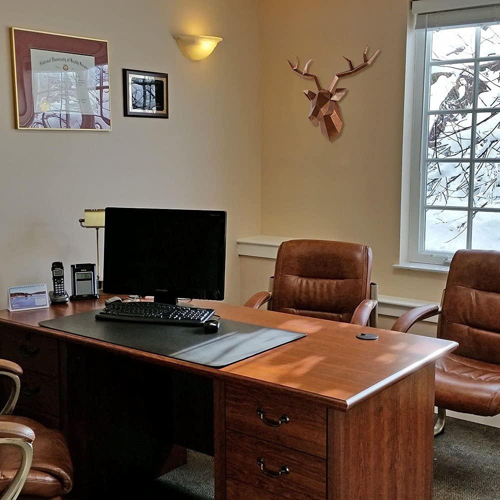 Cabeza de Ciervo Geométrica Keygift en Cobre Antiguo 48x43 cm