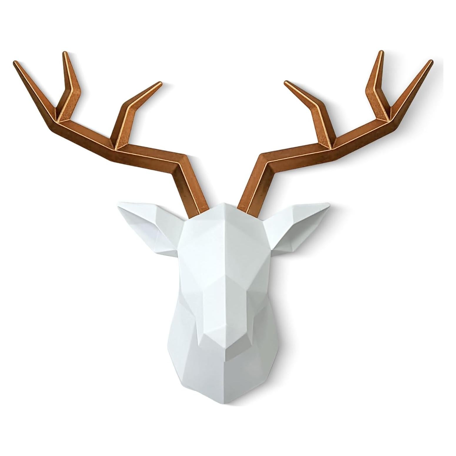 Cabeza de Ciervo Falsa Decorativa SAC Smarten Arts 27.94x35.56cm