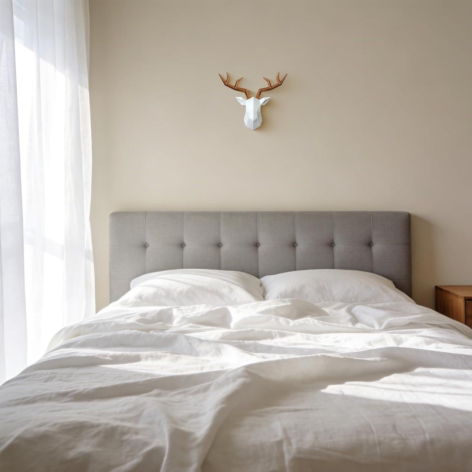 Cabeza de Ciervo Falsa Decorativa SAC Smarten Arts 27.94x35.56cm