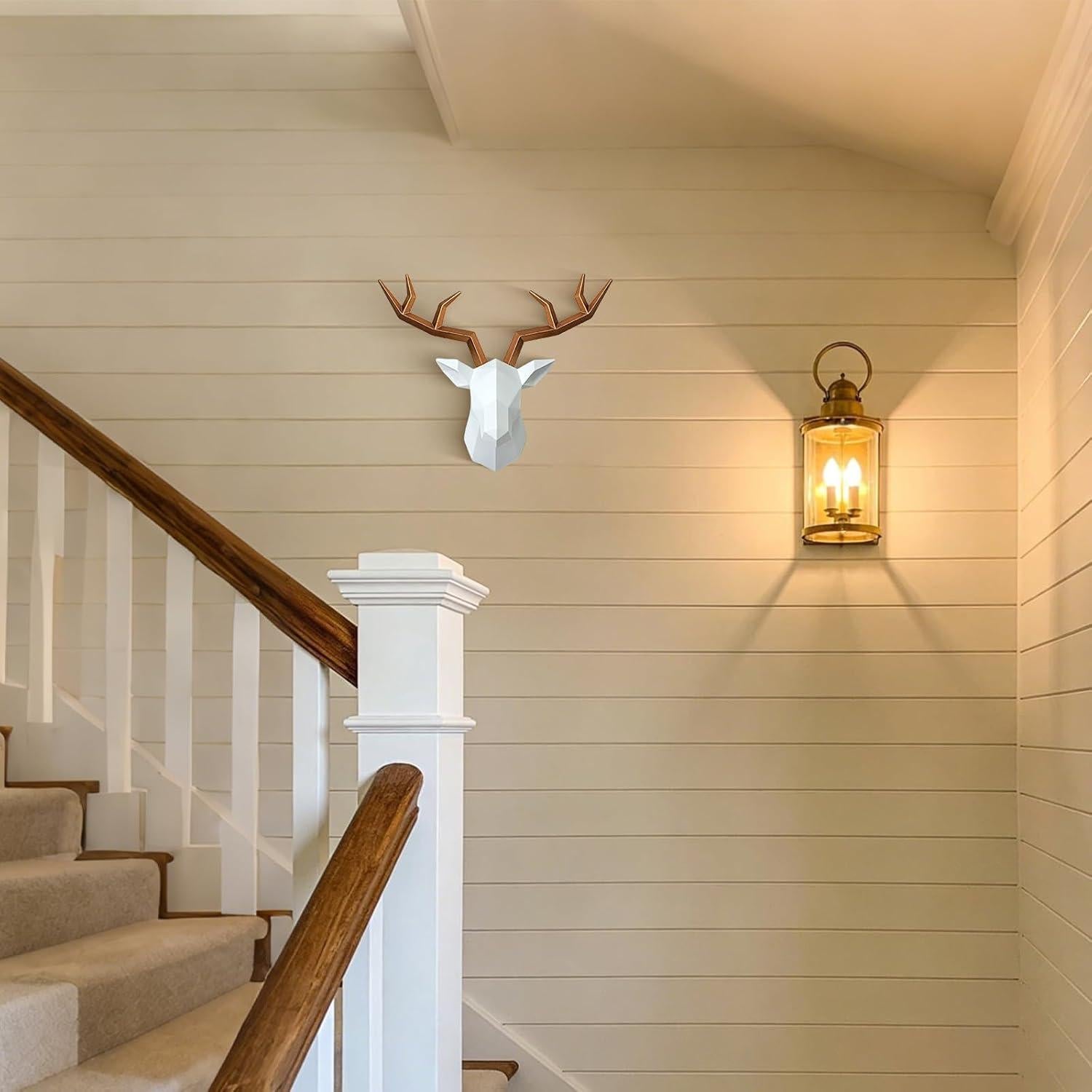 Cabeza de Ciervo Falsa Decorativa SAC Smarten Arts 27.94x35.56cm