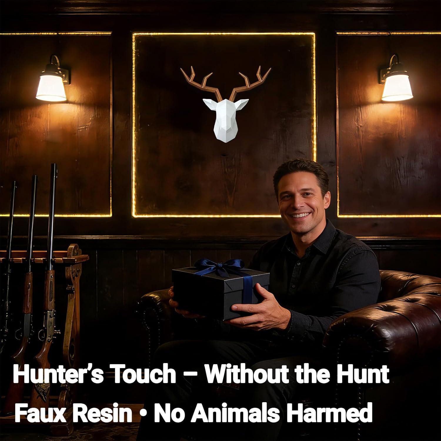 Cabeza de Ciervo Falsa Decorativa SAC Smarten Arts 27.94x35.56cm