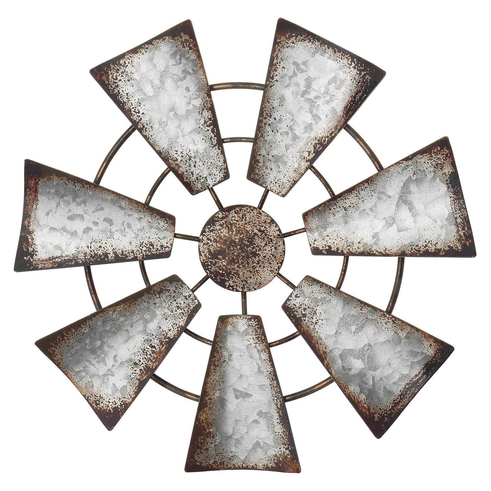 Decoración de Pared Molino de Viento Mkono 29.21 cm Hierro
