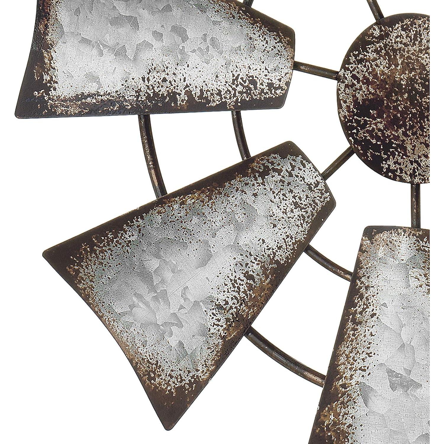 Decoración de Pared Molino de Viento Mkono 29.21 cm Hierro