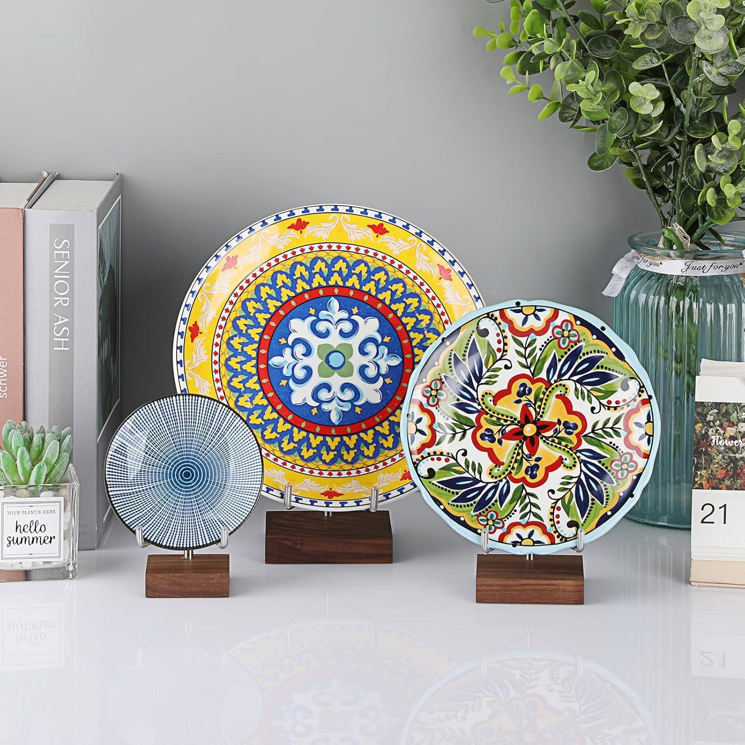 Soporte de Exhibición Hipiwe 2 Piezas con Base de Madera