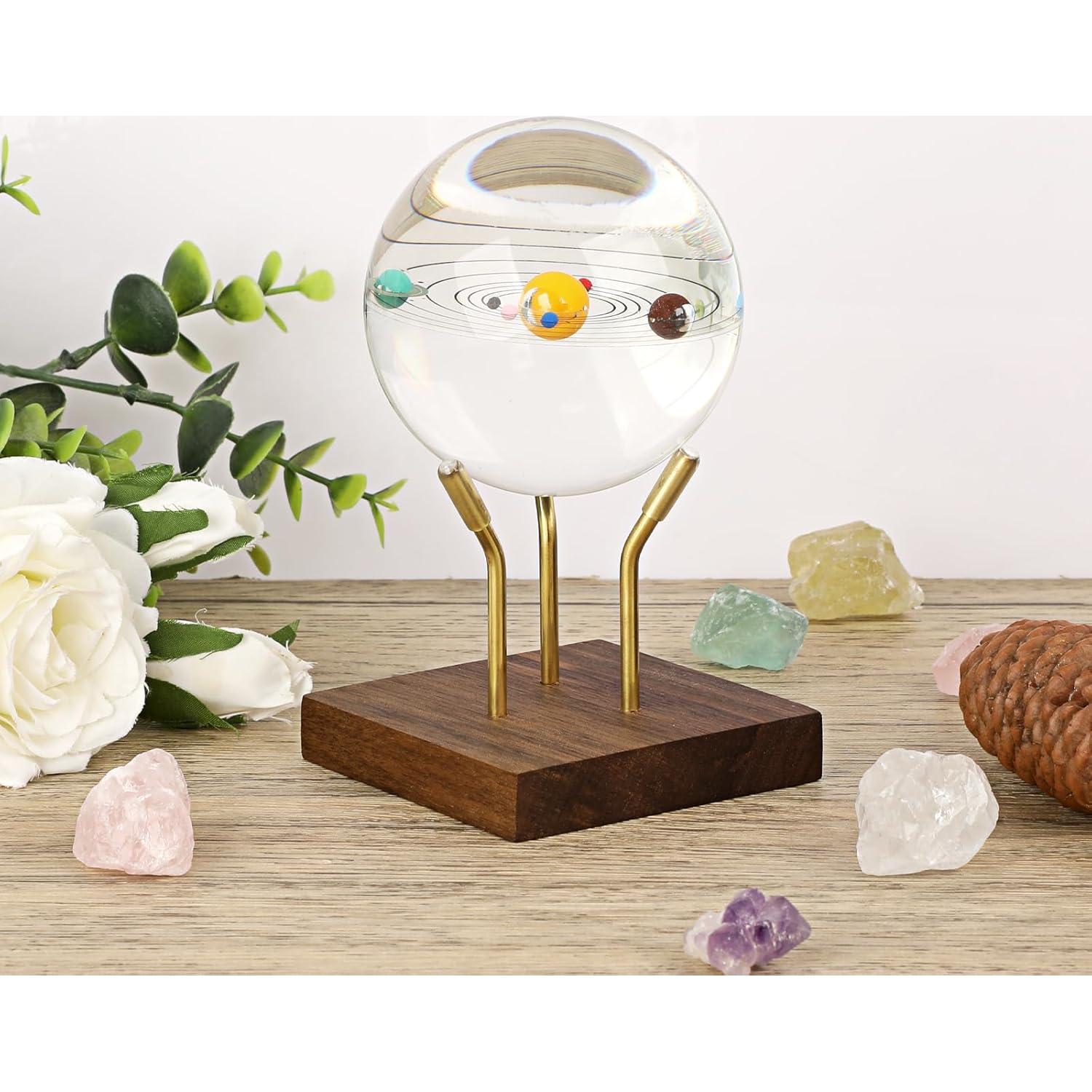 Soporte de Exhibición Dorado Hipiwe para Esferas y Rocas