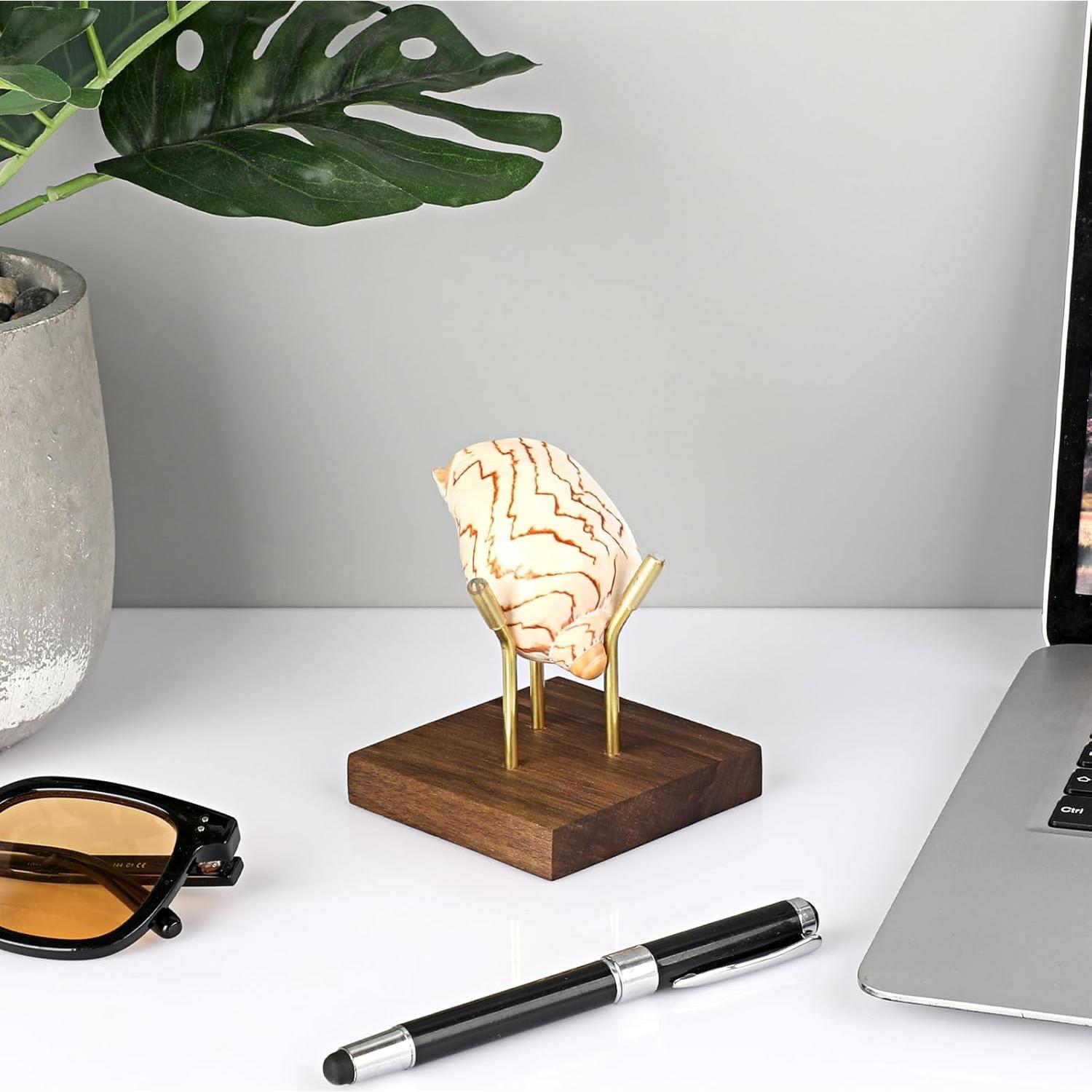 Soporte de Exhibición Dorado Hipiwe para Esferas y Rocas