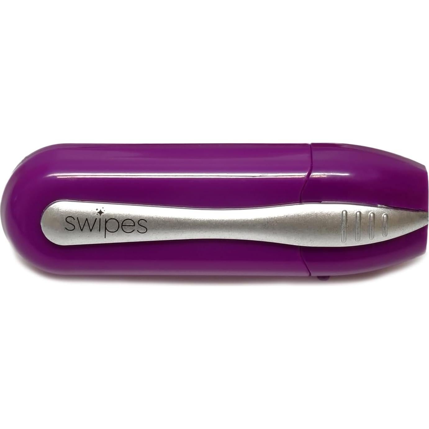 Limpiador de gafas Calabria compacto microfibra morado