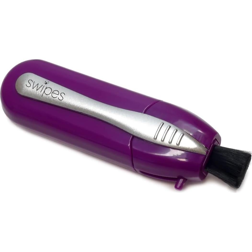 Limpiador de gafas Calabria compacto microfibra morado