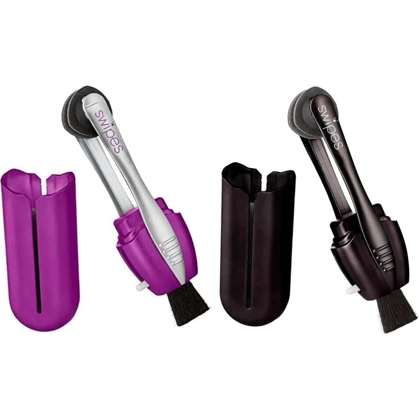 Limpiador de Gafas Calabria Carbono 2 Pack Negro y Púrpura