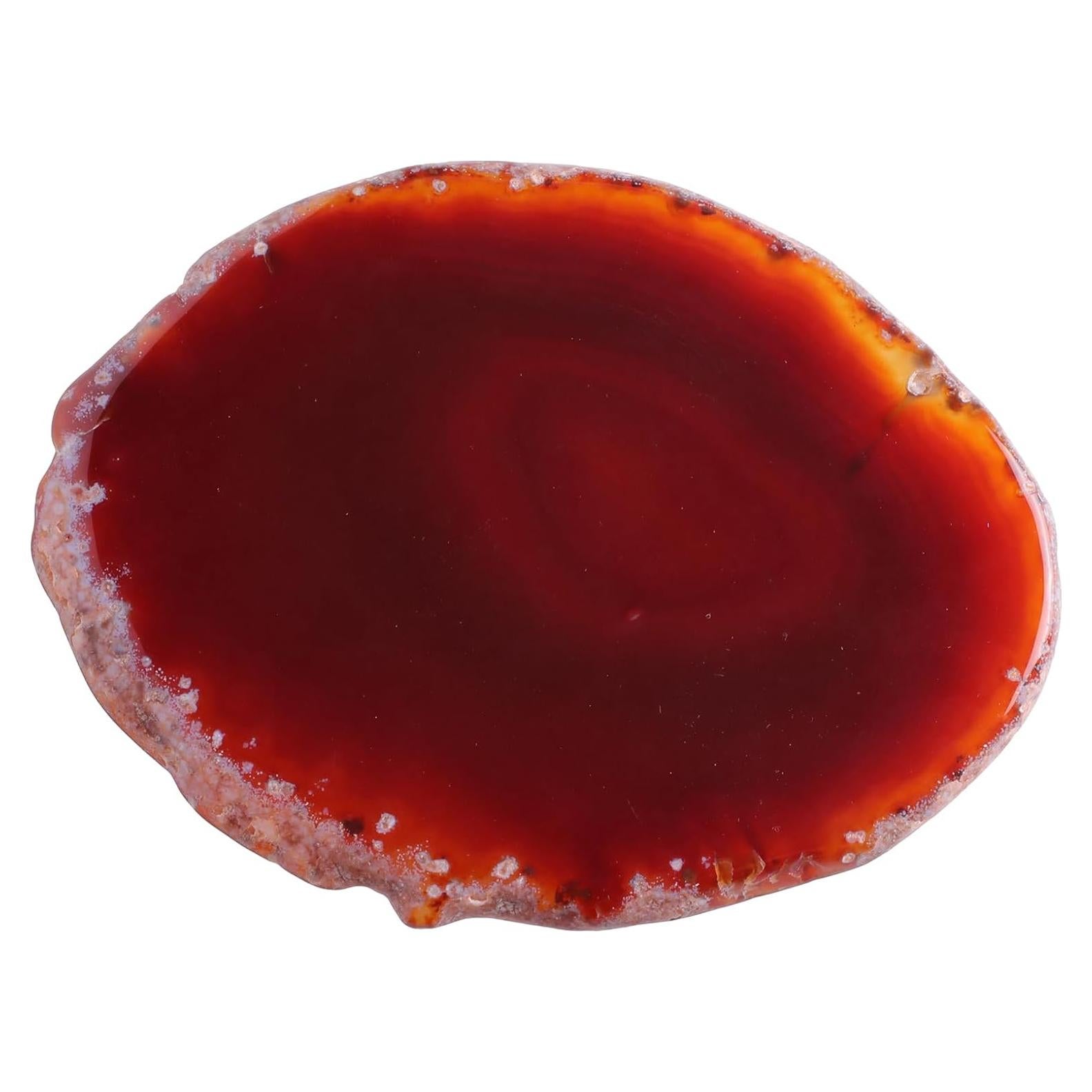 Juego de 2 Posavasos de Ágata Natural dssmboom 80-100 mm