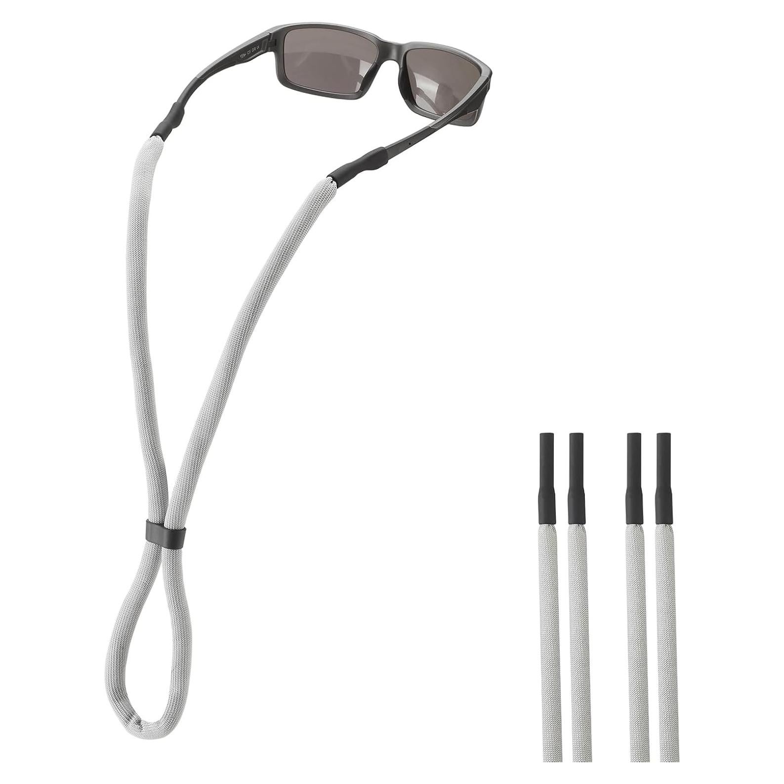 Correa Flotante para Gafas Omnful - Ajustable 76cm - 2pcs Gris