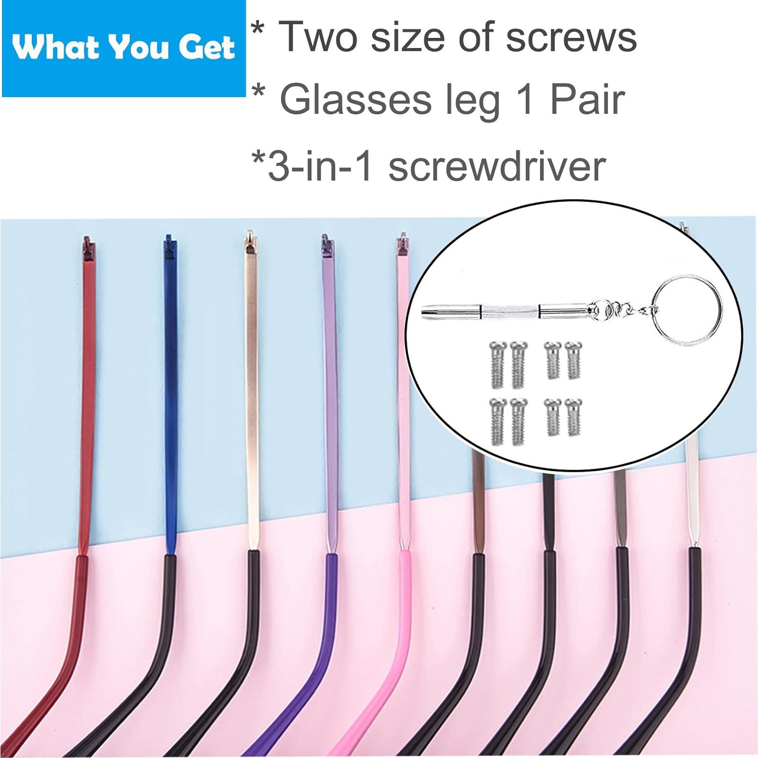 Templos de Gafas OPUGIT Reemplazo Metal 140mm Oro Rosa