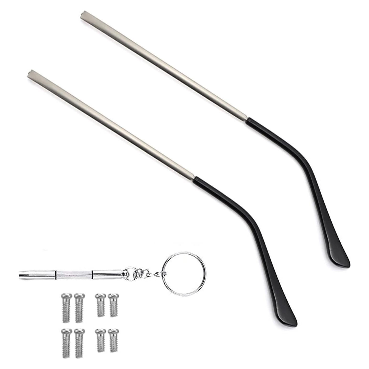 Templos de Gafas OPUGIT Reemplazo Metal Plata 140mm