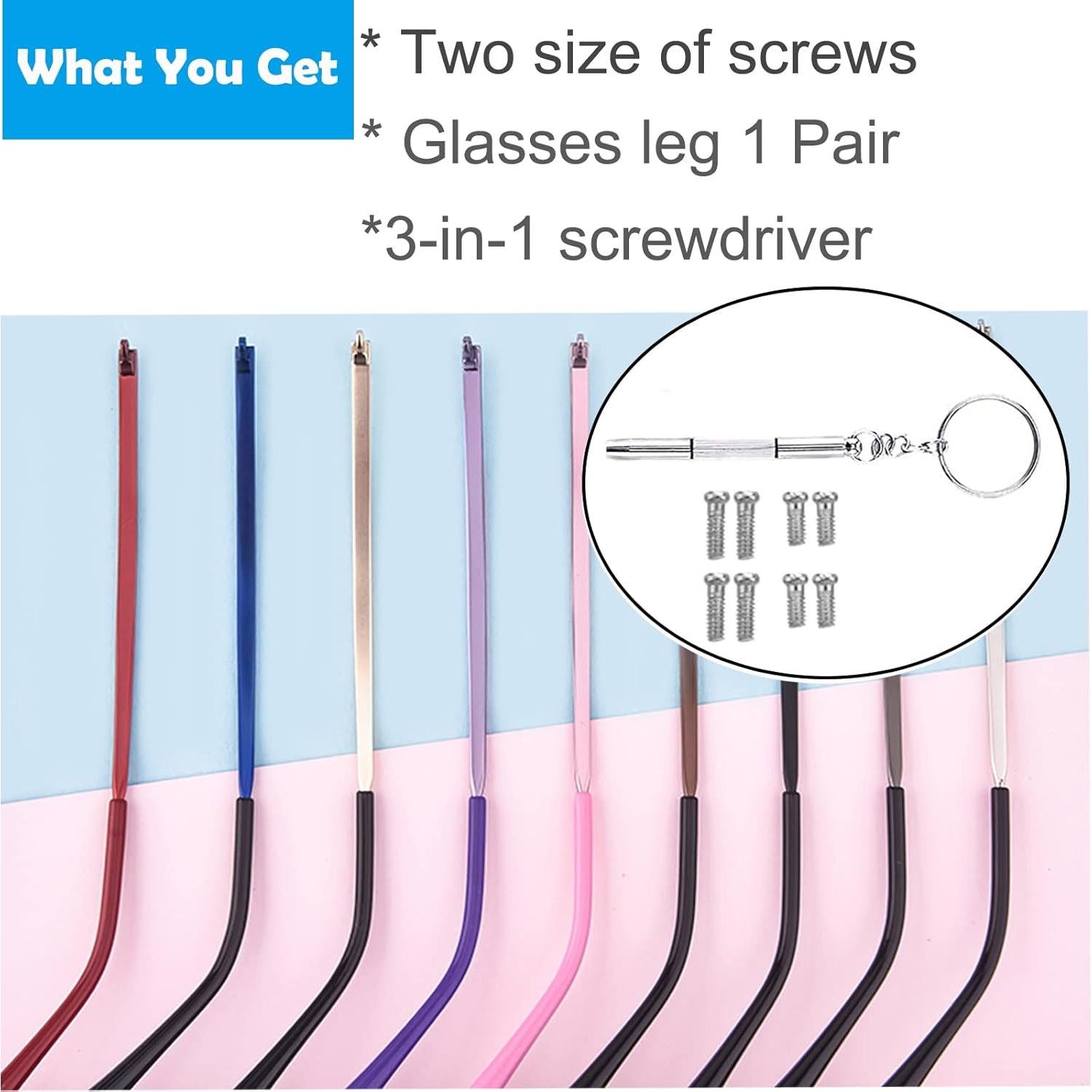 Taloneras de Metal OPUGIT para Gafas - Reemplazo Universal