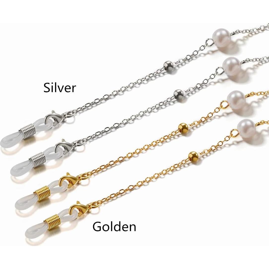 Soporte de Cadena de Gafas Metal Outman Plateado 70.1 cm