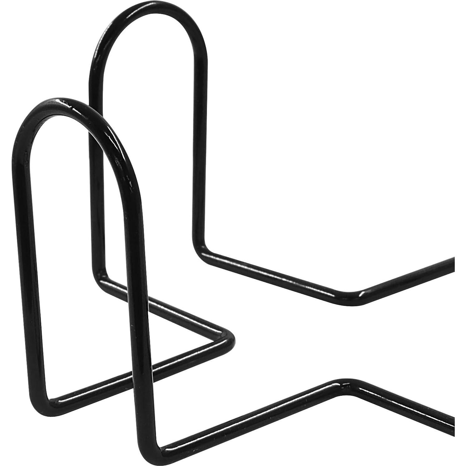 Soporte de Posavasos de Metal BokWin - Organizador Negro para 4-7 Posavasos