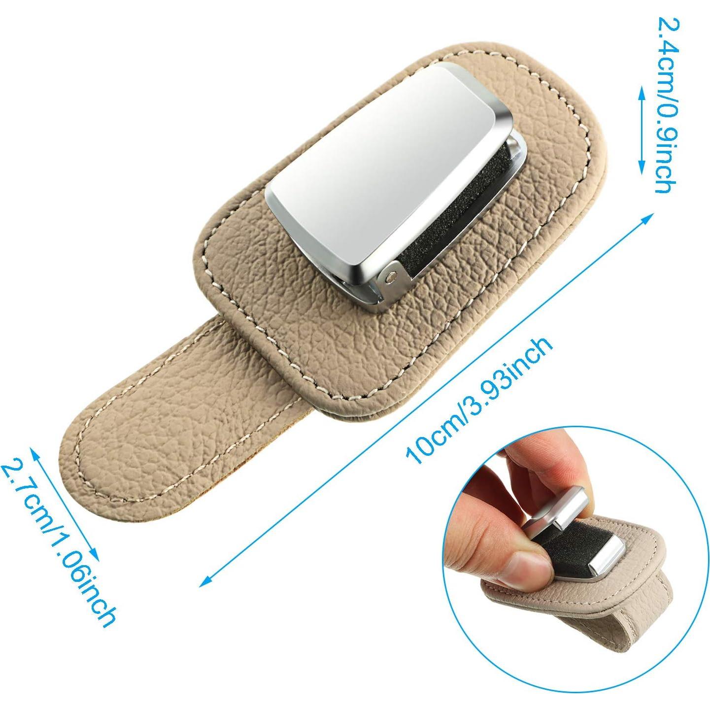 Soporte de Gafas Mudder para Coche Clip Universal Beige