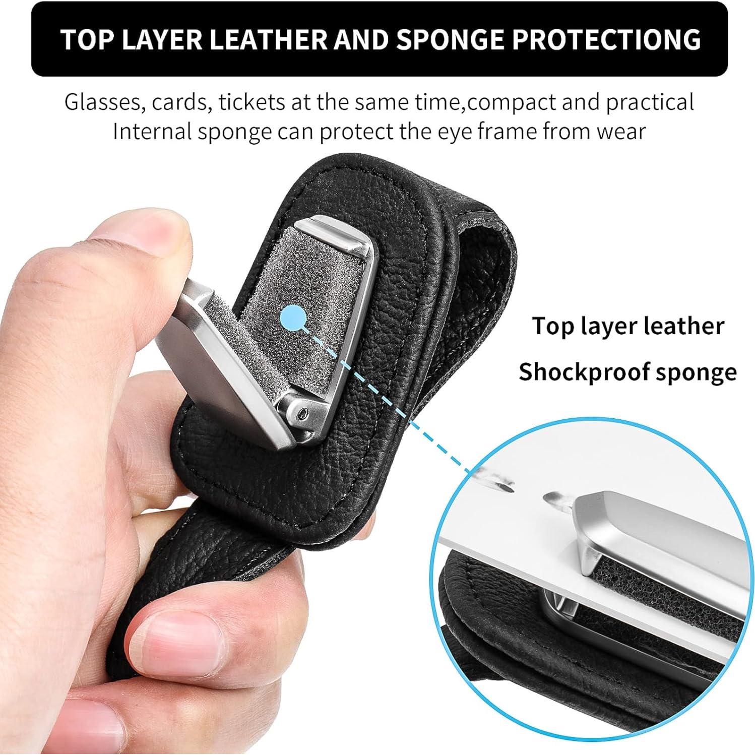 Soporte de Gafas Mudder para Coche Clip Universal Negro