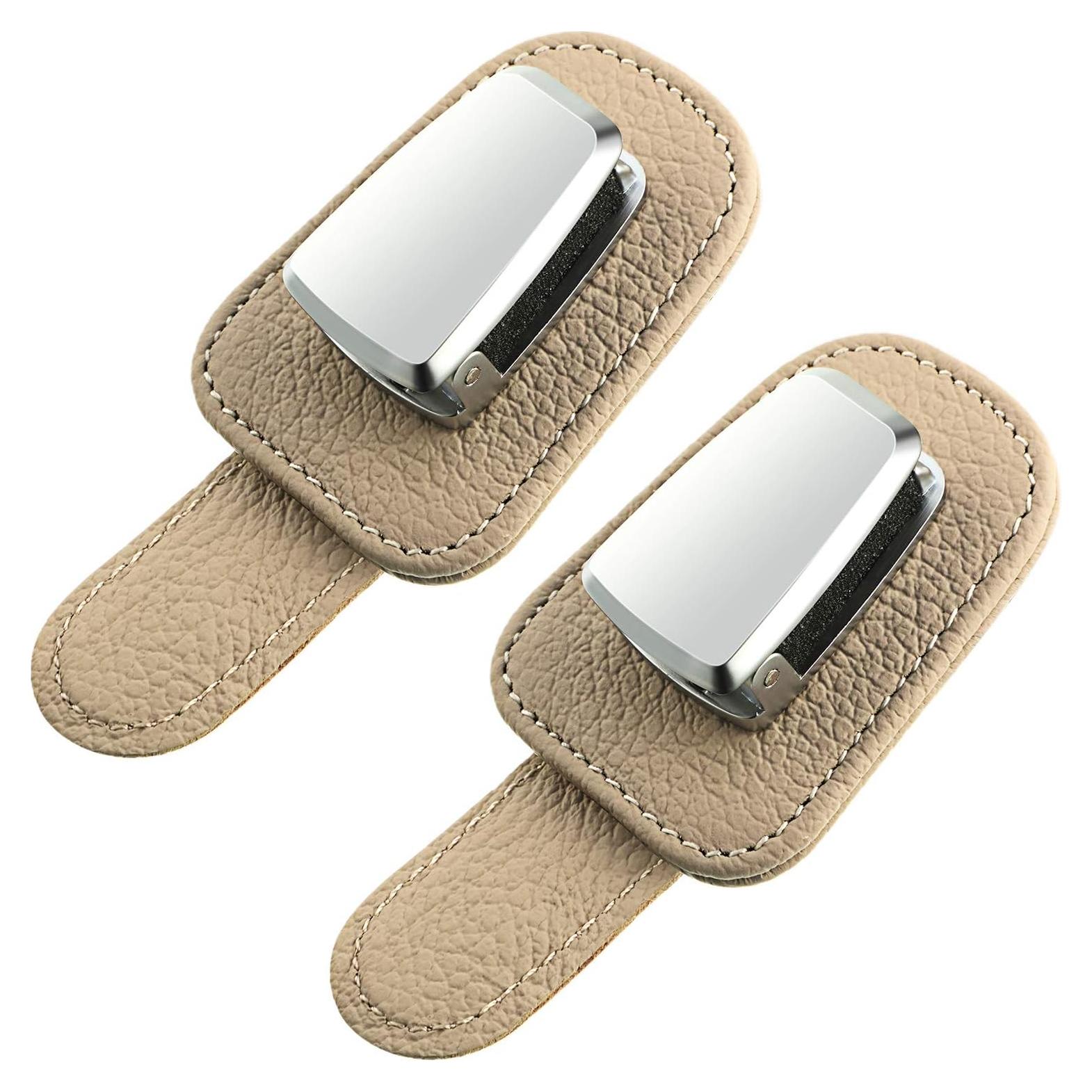 Soporte de Gafas Mudder para Coche Beige Clip Universal