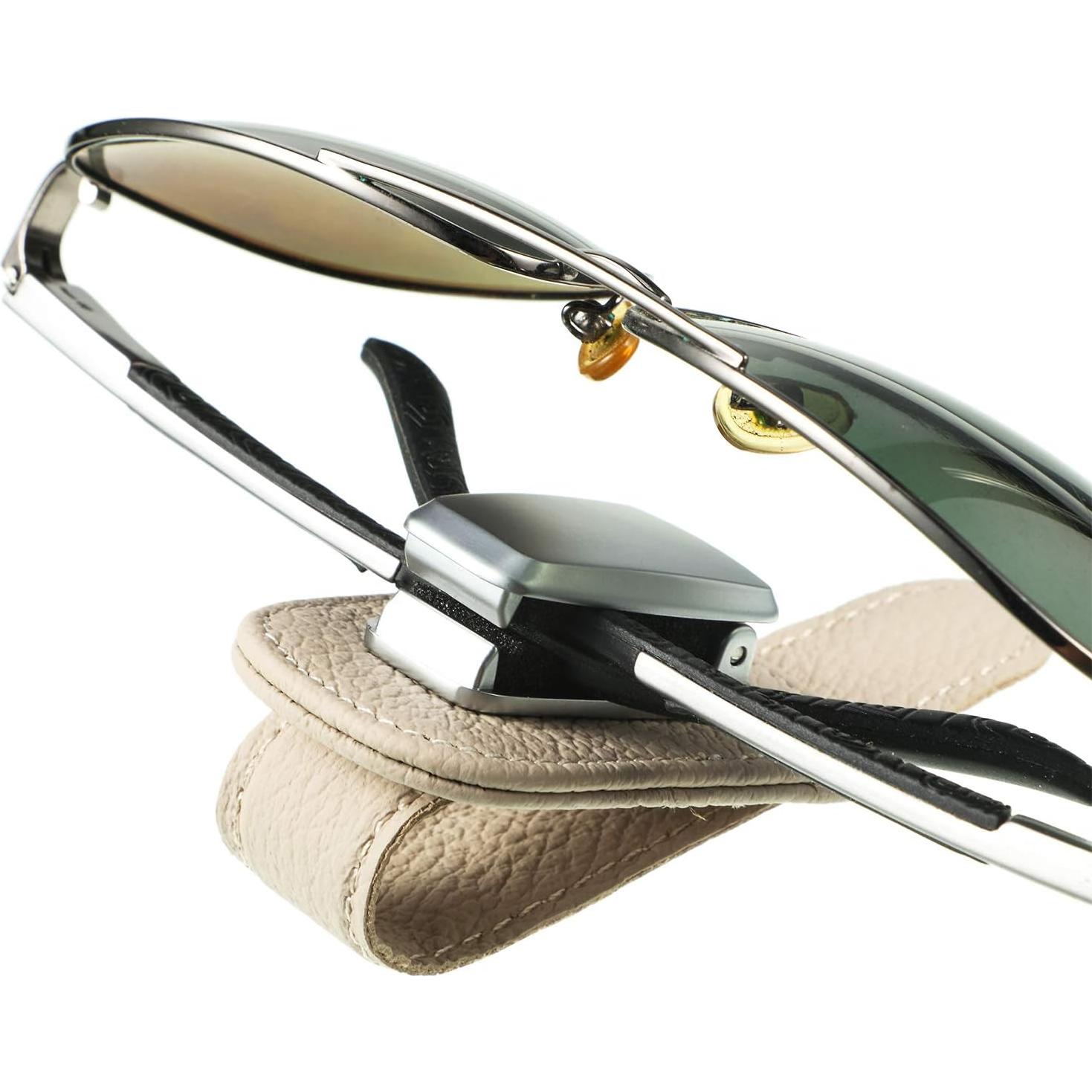 Soporte de Gafas Mudder para Coche Beige Clip Universal