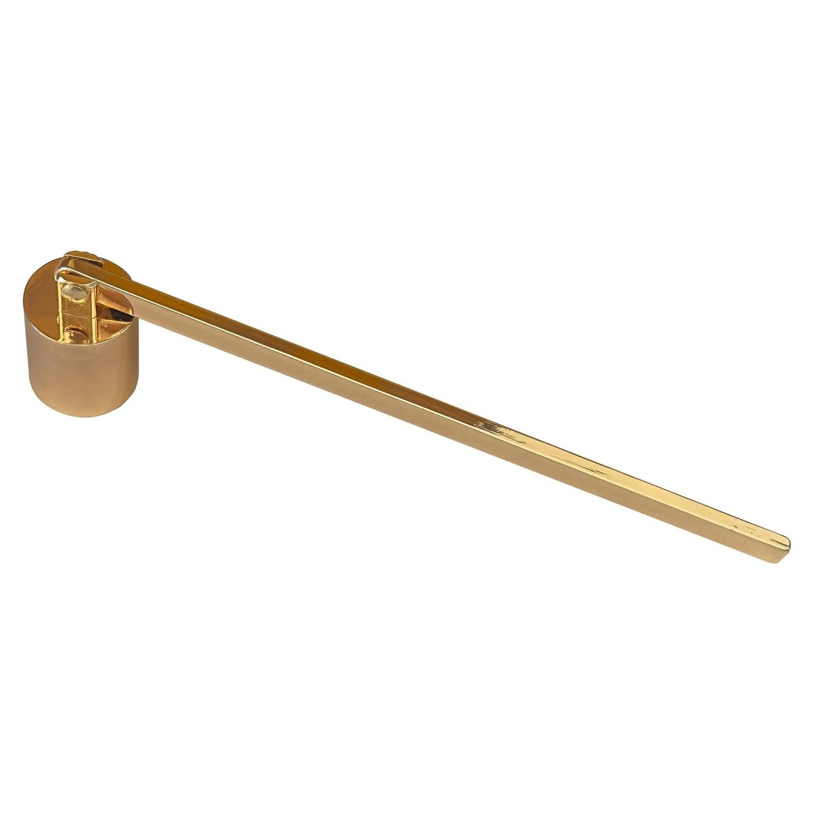 Apagavelas de Acero Inoxidable Dorado con Mango Largo 15.95 cm