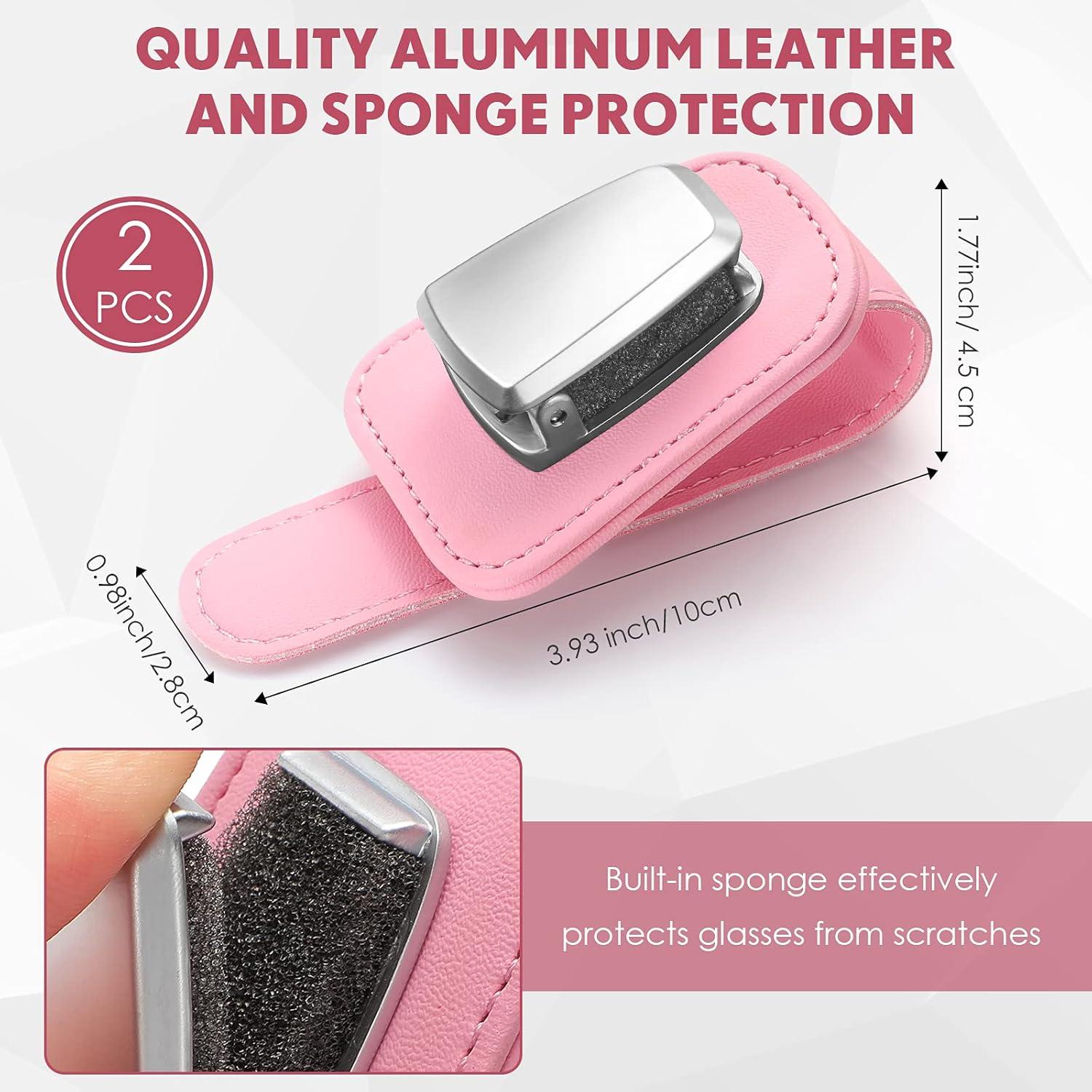 Soporte de Gafas para Coche Mudder Rosa Clip Universal