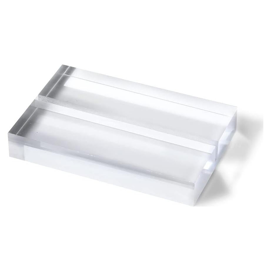 Soporte Acrílico Transparente UNIQOOO 3" - Paquete de 20