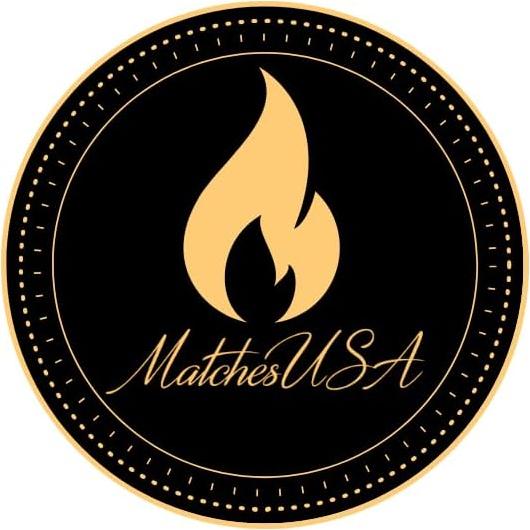 Set de Soporte de Cerámica para Fósforos MatchesUSA - 2 Piezas