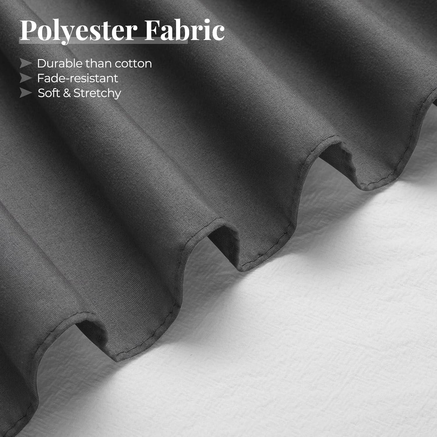 Funda de Cama King Gris Oscuro RIMELA con Falda Elástica 38 cm